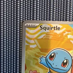 First Partner Illustration Squirtle Promo Full Art Holo 037 Pokemon TCG NM - Image 2