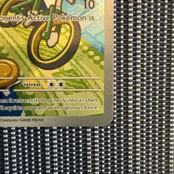 First Partner Illustration Squirtle Promo Full Art Holo 037 Pokemon TCG NM - Image 4