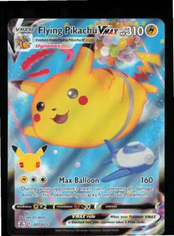 Flying Pikachu VMAX 007/025 Holo VMAX Rare Celebrations Pokemon Near Mint - Image 1