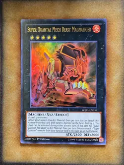 Yugioh Super Quantal Mech Beast Magnaliger WIRA-EN036 Ultra Rare 1st Ed NM - Image 1