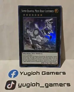 YUGIOH SUPER QUANTAL MECH BEAST LUSTERREX DANE UNLIMITED SUPER LIGHT PLAYED - Image 1