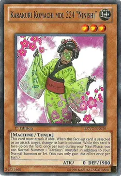 Karakuri Komachi mdl 224 "Ninishi" - EXVC-EN030 - Common - 1st Edition NM Yugioh 412897559439 - Image 1