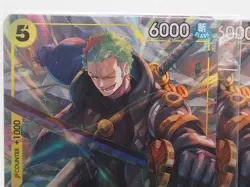 4 x Roronoa Zoro OP07-113 Alt Art One Piece Card Game CCG TCG Playset - Image 3