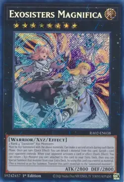 Exosisters Magnifica - RA02-EN038 - Secret Rare - 1st Edition NM Yugioh 25th Ann - Image 1