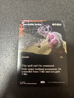Inevitable Defeat (Borderless) Tarkir: Dragonstorm Regular - Image 1
