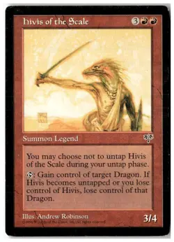MTG Hivis of the Scale - Mirage Moderately Played English - Image 1