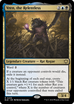 Vren, the Relentless MTG EDH Commander Deck! Dimir Rat Sacrifice! - Image 3