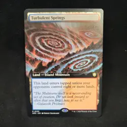Turbulent Springs (Extended Art) Commander: Secrets of Strixhaven Non-Foil R 105 - Image 1