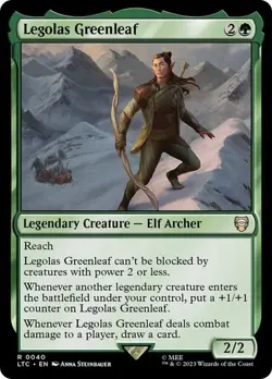 MTG - Legolas Greenleaf - Lord of the Rings Commander - Magic the Gathering - Image 1