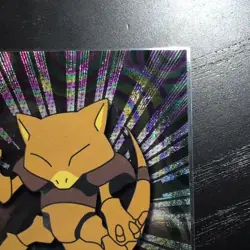 1999 Topps TV Animation - Abra #63- Foil - Black Logo- Vintage Pokemon - Image 2