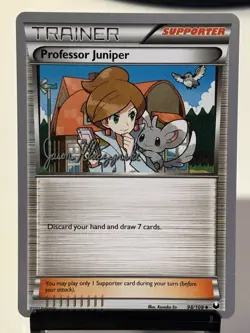 Pokemon TCG Professor Juniper 98/108 - 2013 World Championship - Lightly Played - Image 1
