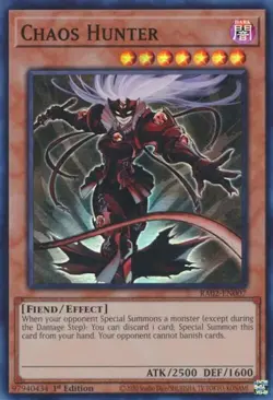 Chaos Hunter - RA02-EN007 - Super Rare - 1st Edition NM Yugioh 25th Anniversary - Image 1