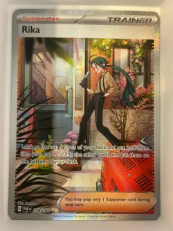 Rika 258/182 Special Illustration Rare Paradox Rift Pokemon NM - Image 1