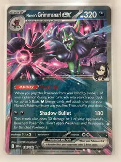 Marnie's Grimmsnarl ex 136/182 Double Rare Destined Rivals Pokemon NM - Image 1