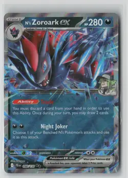 N's Zoroark ex 098/159 Double Rare Journey Together Pokemon NM - Image 1