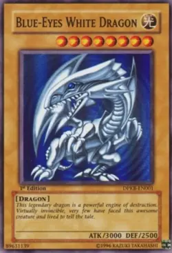 Blue-Eyes White Dragon - DPKB-EN001 - Super Rare - Unlimited Edition NM Yugioh D - Image 1