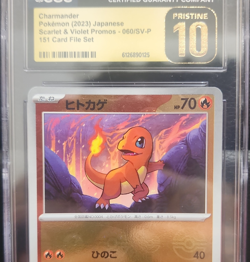 The Pokemon Company Sv-P Promo Charmander 060/SV-P Holo Japanese CGC 10 - Image 1