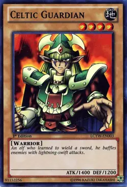 Celtic Guardian - LCYW-EN003 - Super Rare - 1st Edition NM Yugioh Legendary Coll - Image 1