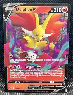 Pokemon TCG Delphox V 27/196 Lost Origin - Image 1