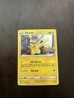 Pokemon Pikachu SWSH234 Sword & Shield Promo Holo Card English - Image 1