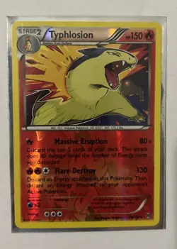 Typhlosion 20/162 Rev Reverse Holo XY Breakthrough Pokemon NM - Image 3