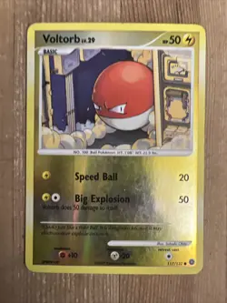 Voltorb 117/132 D&P Secret Wonders REVERSE HOLO Pokemon TCG MP - Image 1