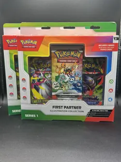 Pokemon TCG: First Partner Illustration Collection - Series 1 Sealed - LOT OF 2 - Image 1