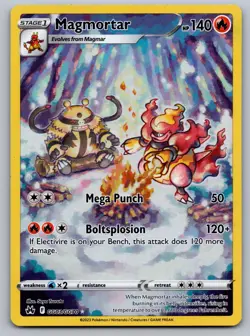 Magmortar GG03/GG70 Holo Crown Zenith Galarian Gallery Pokemon Near Mint - Image 1