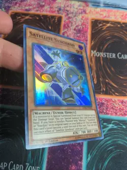 Yu-Gi-Oh! Satellite Synchron LED6-EN025 1st Edition Super Rare NM - Image 2