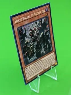 Yu-Gi-Oh Blazing Dominion Princess Dracaena, The Thirsting Tree SR BLZD-EN027 NM - Image 2