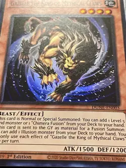 3x Gazelle The King Of Mythical Claws | DUNE-EN003 | Super Rares | NM | YuGiOh! - Image 2