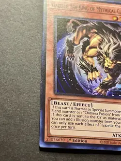 3x Gazelle The King Of Mythical Claws | DUNE-EN003 | Super Rares | NM | YuGiOh! - Image 3