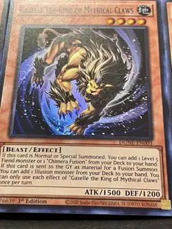 3x Gazelle The King Of Mythical Claws | DUNE-EN003 | Super Rares | NM | YuGiOh! - Image 5