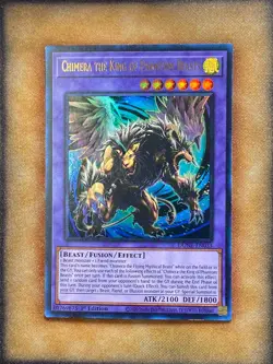 Yugioh Chimera the King of Phantom Beasts DUNE-EN033 Ultra Rare 1st Ed NM - Image 1