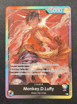 Monkey.D.Luffy Leader Pack Sealed Battle 2023 Vol. 1 Promo One Piece Card TCG - Image 1
