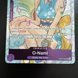 Nami O-Nami OP05-062 Dash Pack NM English One Piece TCG Peach Momoko - Image 3