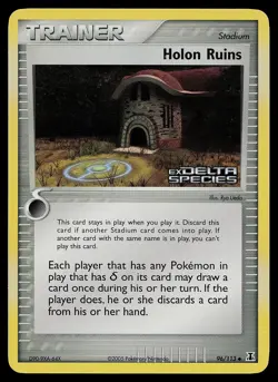 Pokemon Card - Holon Ruins Delta Species 96/113 Reverse Holo Stamped - Image 1