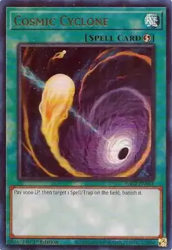Cosmic Cyclone - RA02-EN061 - Ultra Rare - 1st Edition NM Yugioh 25th Anniversar - Image 1