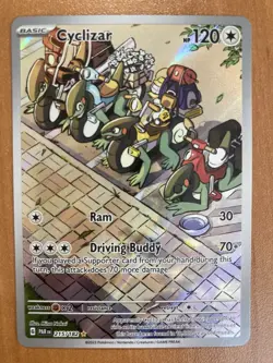 Cyclizar 215/182 Illustration Rare SV04: Paradox Rift NM Pokemon Card Fast Ship - Image 1