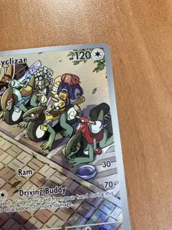 Cyclizar 215/182 Illustration Rare SV04: Paradox Rift NM Pokemon Card Fast Ship - Image 4