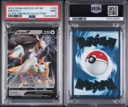 2022 PKMN Arceus V Ultra Premium Collection PSA 9 Metal Pokemon Card Official - Image 3