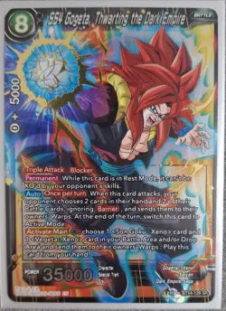 BT14-129 SR SS4 Gogeta, Thwarting the Dark Empire - Dragon Ball Super Card Game - Image 1