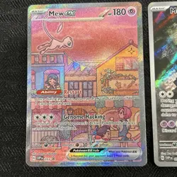 Mew Ex 053 & Mewtwo 052 Black Star Promo Cards Scarlet And Violet 151 - Image 2