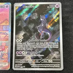 Mew Ex 053 & Mewtwo 052 Black Star Promo Cards Scarlet And Violet 151 - Image 5