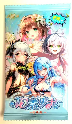 💎 Goddess Story Flower Girl ser. #1 Anime Trading Cards 1 Pack (🇺🇸 SELLER) - Image 1