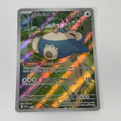Pokemon TCG SVP051 051 Snorlax Black Star Scarlet & Violet Promo Card - Image 1