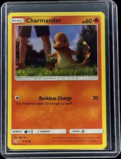Pokemon Charmander 4/18 Holo - Detective Pikachu - NM - Image 1