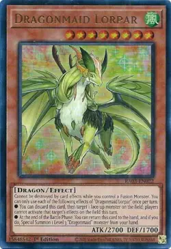Dragonmaid Lorpar - RA03-EN022 - Ultra Rare - 1st Edition NM Yugioh Quarter Cent - Image 1