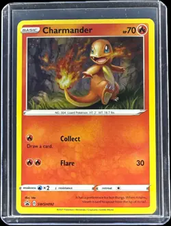 Charmander SWSH092 Black Star Promo Cosmo Holo | Pokemon TCG NM Near Mint - Image 1