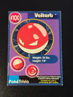 Voltorb 100 Pokemon PokeTrivia Burger King - Image 1
